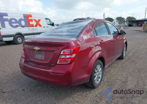 2017 Chevrolet Sonic Lt Auto from USA, damaged, VIN 1G1JD5SH0H4104591